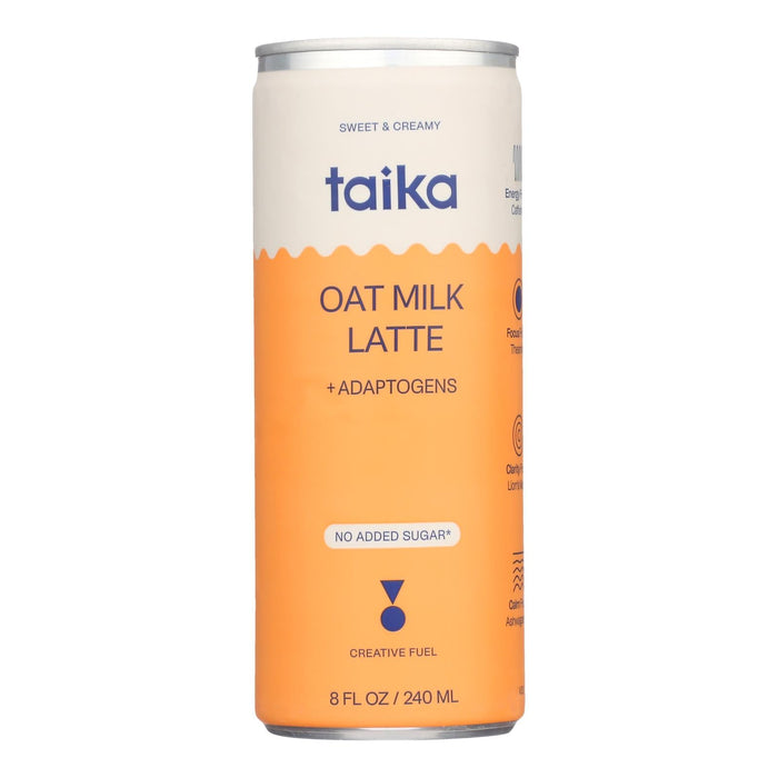 Taika Coffee Oat Milk Latte | Case of 12 | 8 Fl Oz