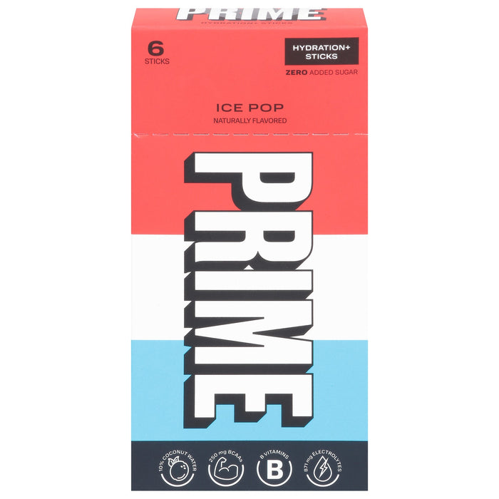 Prime Hydrate Ice Pop 9.71g Stick - Pack of 6