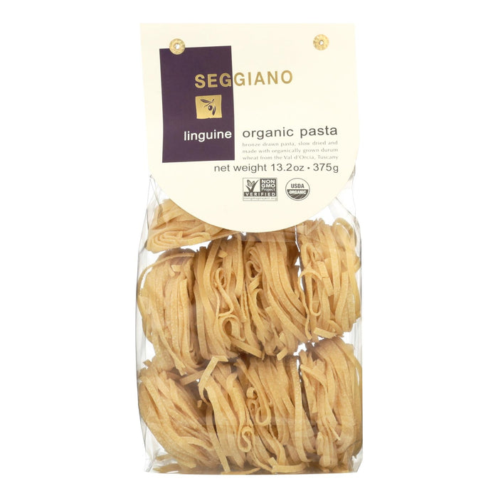 Organic Linguine Pasta by Seggiano, 13.2 oz (Pack of 6)