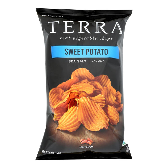 Terra Sweet Potato Chips Sea Salt, 5 Oz Bag (Case of 12)