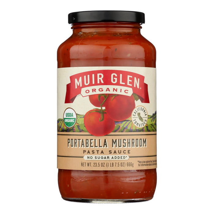 Muir Glen Organic Portobello Mushroom Pasta Sauce, 23.5 fl oz (Case of 12)