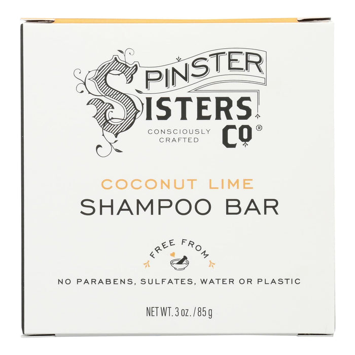 Spinster Sisters Coconut Lime Shampoo Bar - 3 Ounces