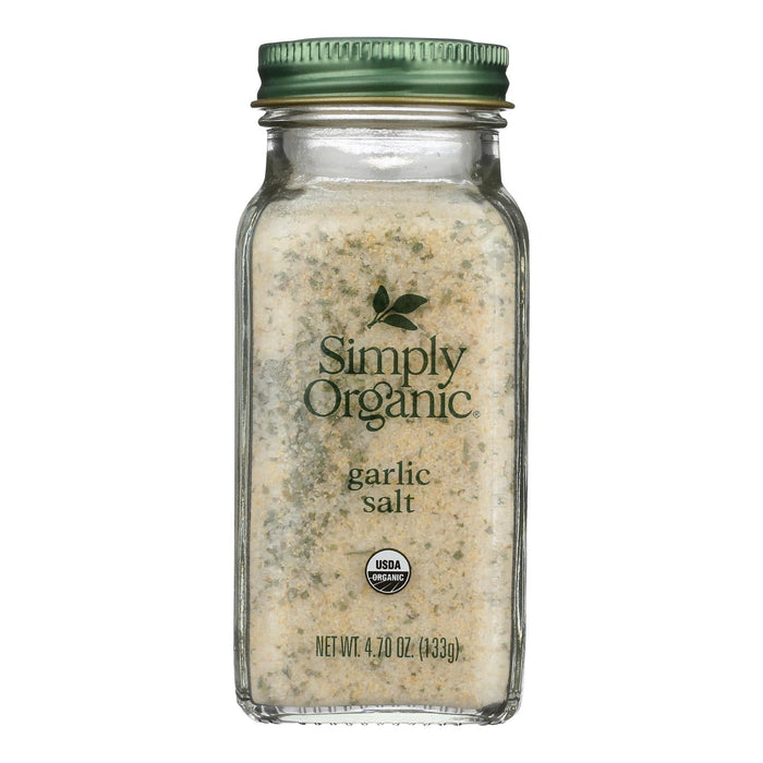 Simply Organic Garlic Salt (Pack of 6, 4.7 oz.)