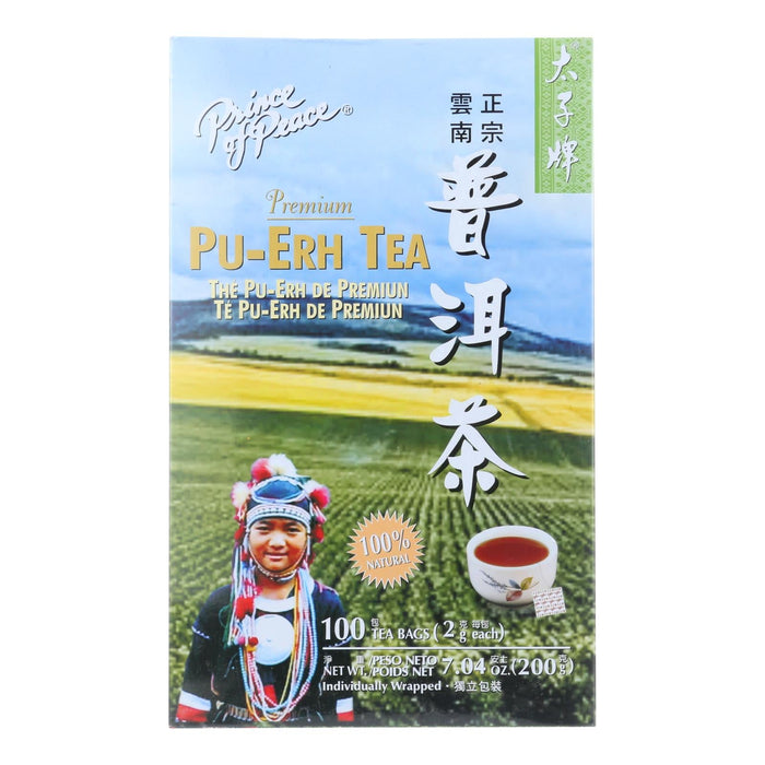 Prince Of Peace Pu-erh Tea - Premium Relaxation - 100 Tea Bags