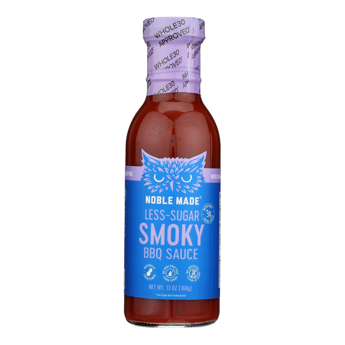 Noble Made Smoky Barbecue Sauce | 13 Oz (Pack of 6)