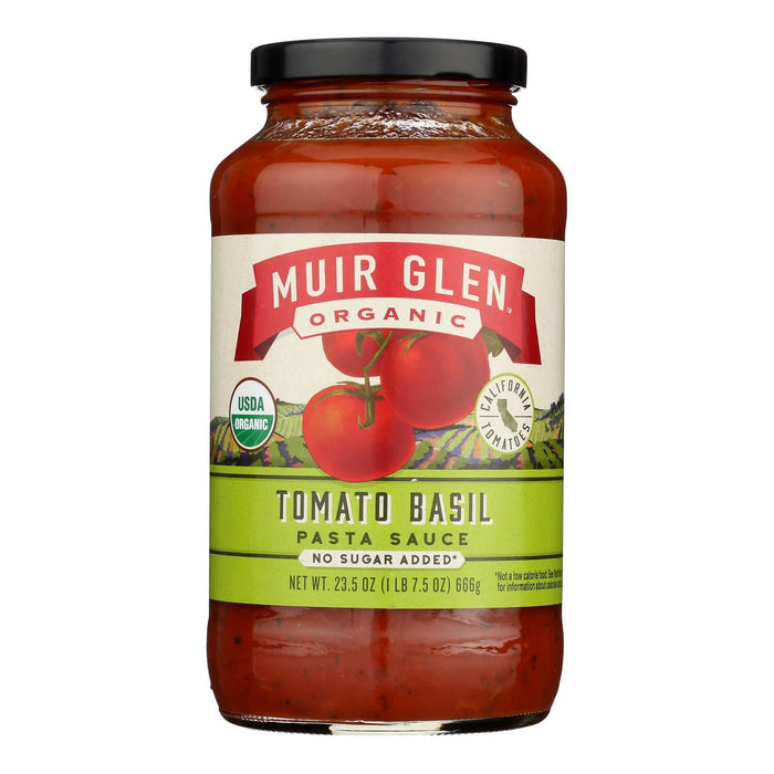 Muir Glen Organic Tomato Basil Pasta Sauce - 23.5 oz, 12-count