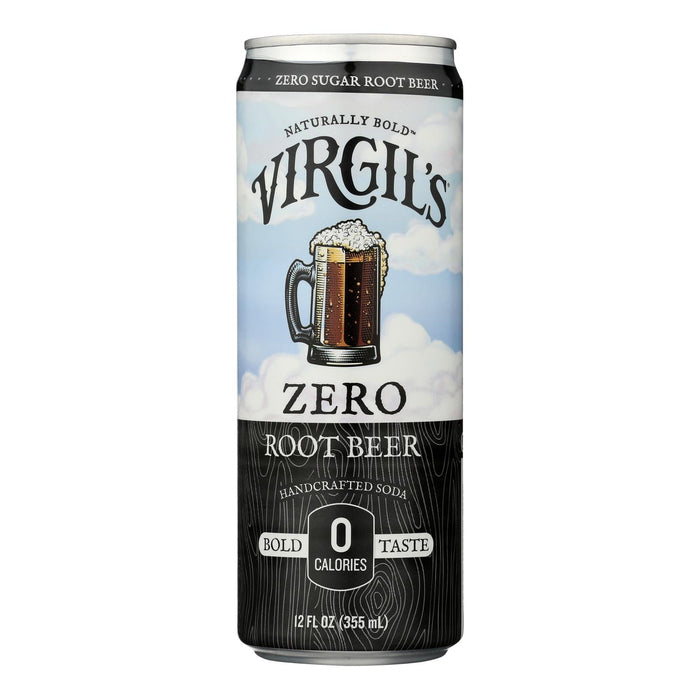 Virgil's Zero Sugar Root Beer, 6 Pack of 12 oz Cans