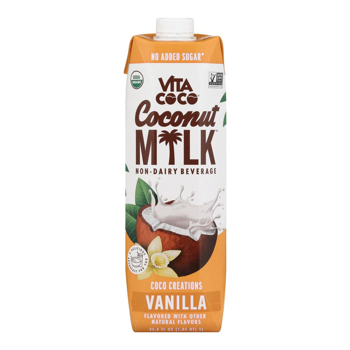 Vita Coco Vanilla Milk, Organic, 6-Pack (33.8 Fl. Oz. Each)