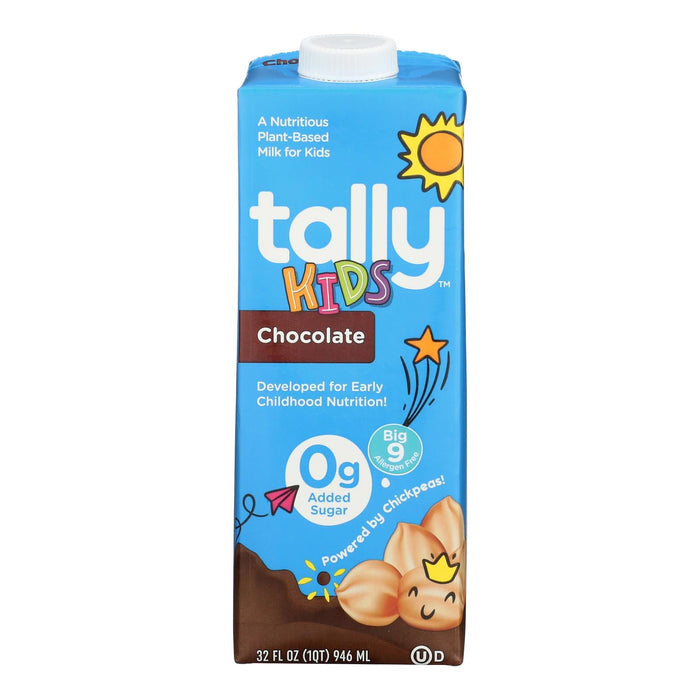 Tally Milk Substitute Chickpea Chocolate - 32 Fl. Oz. - Case of 6