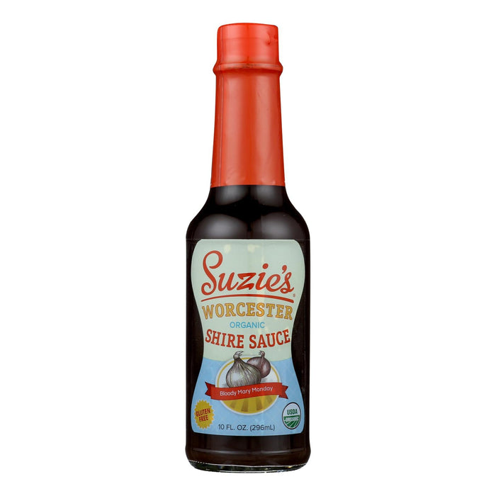 Suzie's Organics Worcestershire Sauce - 10 Fl Oz, Case of 6