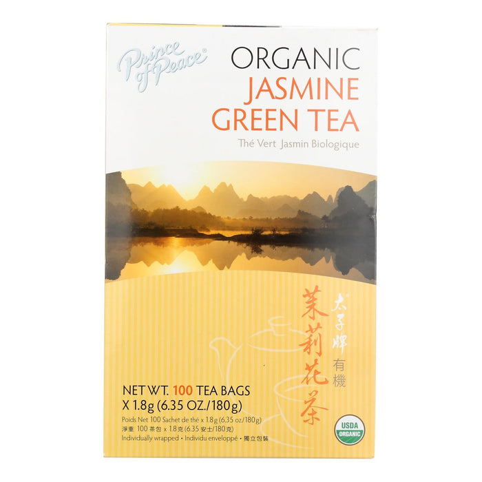 Prince of Peace Organic Jasmine Green Tea - 100 Count Bags