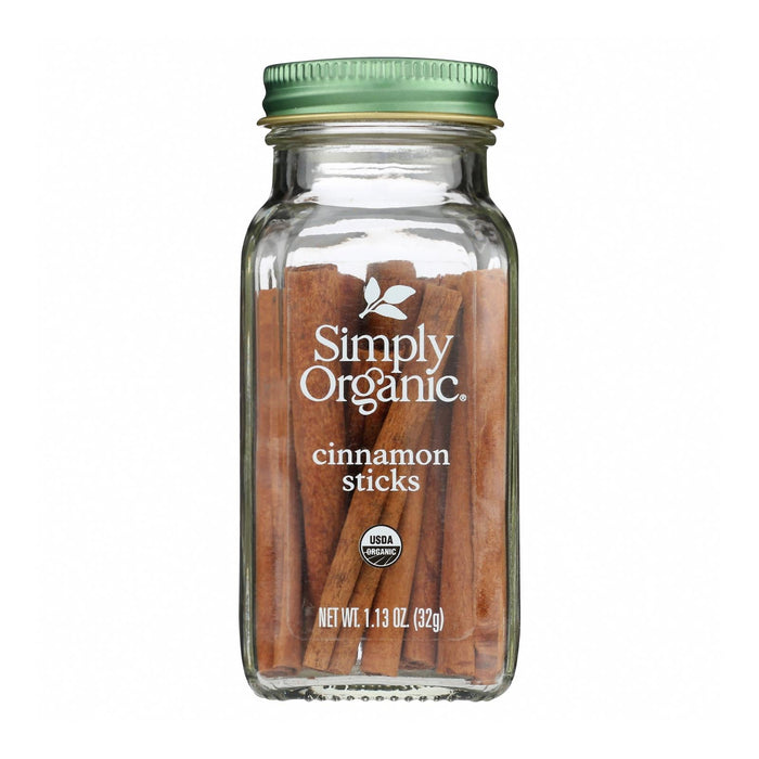 Simply Organic Organic Whole Cinnamon Sticks, 1.13 oz (Case of 6)