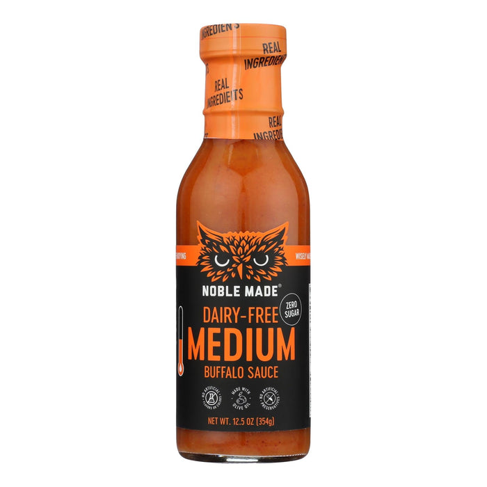 Noble Made Medium Buffalo Sauce, 12.5oz (Pack of 6)