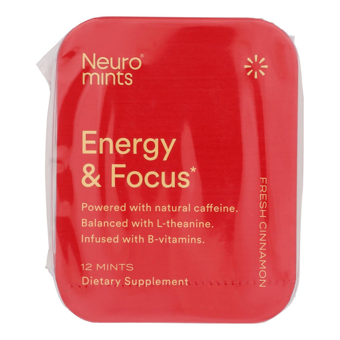 Neuro Mint Energy & Focus Fresh Cinnamon, Case of 12 - 12 ct