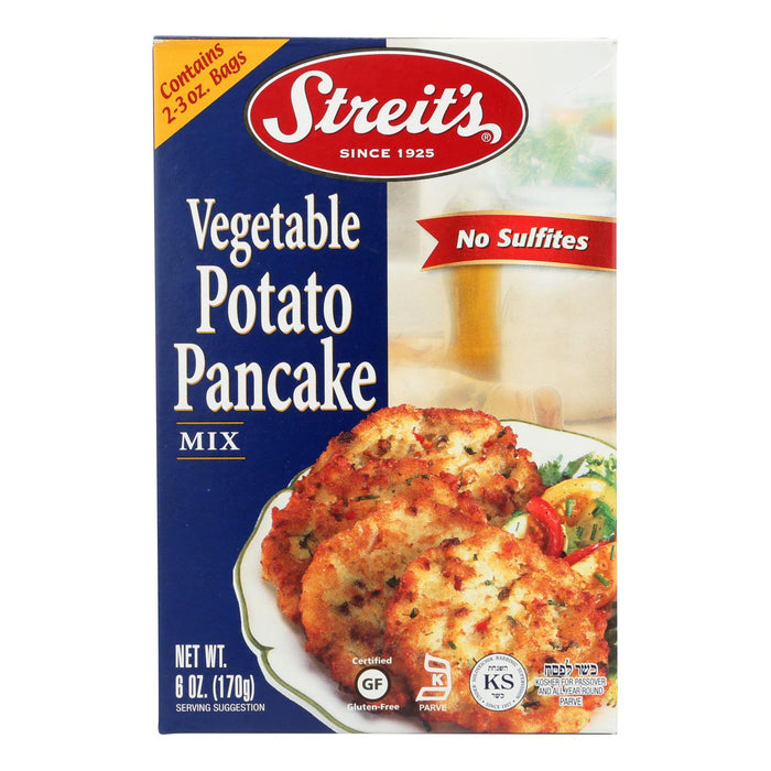 Streit's Vegetable Potato Pancake Mix - 6 Oz. Pack of 12