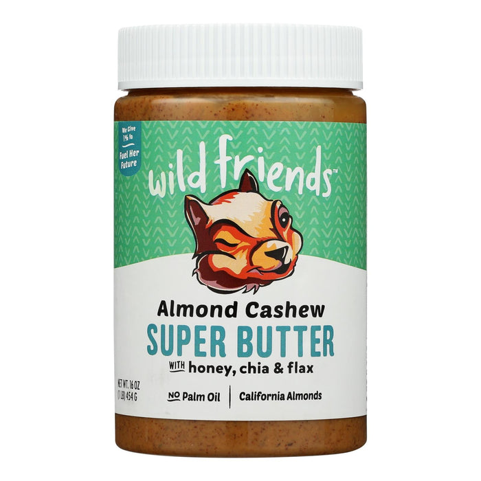 Wild Friends Almond Cashew Super Butter - Case of 6 - 16 oz