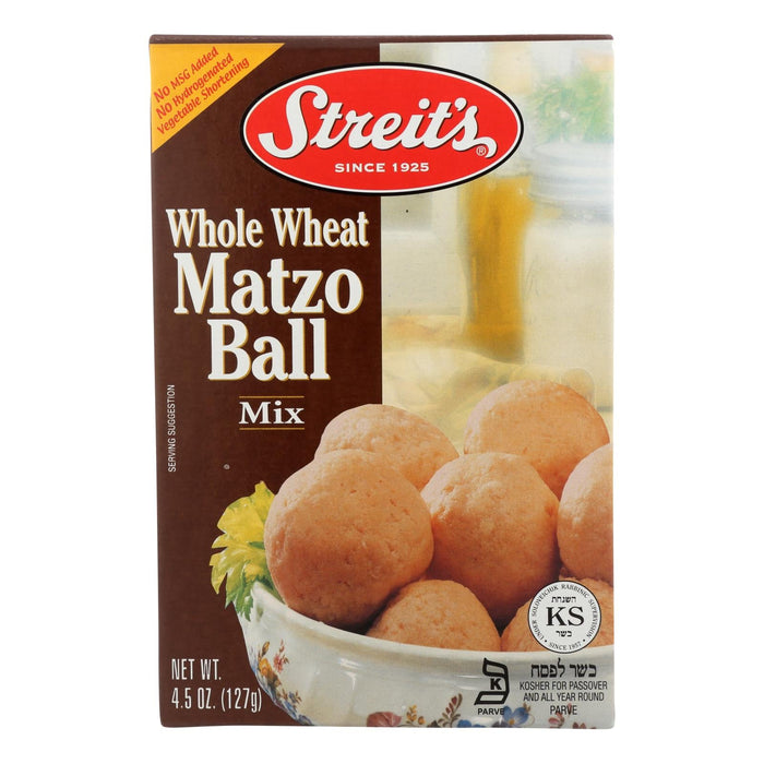 Streit's, Premium Whole Wheat Matzo Ball Mix, Kosher Certified, Case of 12 - 4.5 Oz