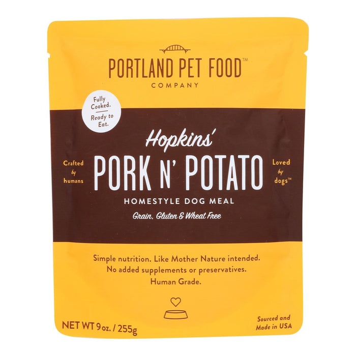 Portland Pet Food Company Dog Meal Hmstyl Pork Pot - Case of 8 - 9 oz