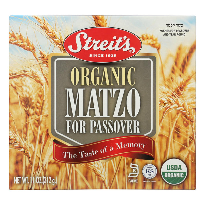 Streit's Premium Matzo - Kosher for Passover | Case of 24 (11 Oz Each)