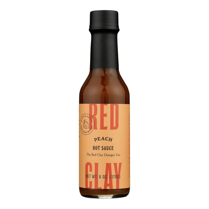 Red Clay Sauce Peach Spicy | 6 - 6-Ounce Bottles