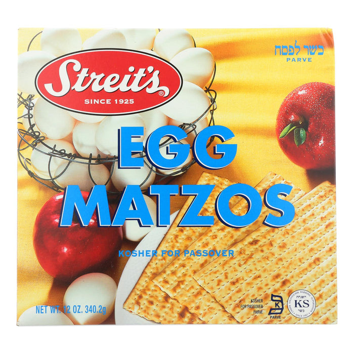 Streit's Kosher For Passover Matzo Egg - Case of 30 - 12 oz