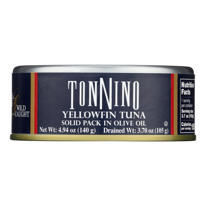 Tonnino Italian Style Tuna, Light in Olive Oil, 4.94 Oz Can (Pack of 12)