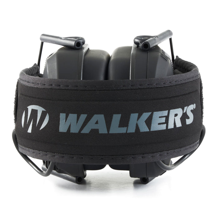 Walkers Razor Slim Shooter Hearing Protection Ear Muffs, Punisher Black (3 Pack)