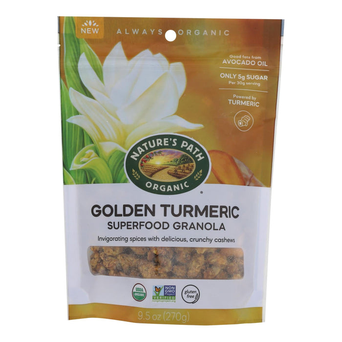 Nature's Path Organic Turmeric Granola - 9.5 Oz, Case of 6