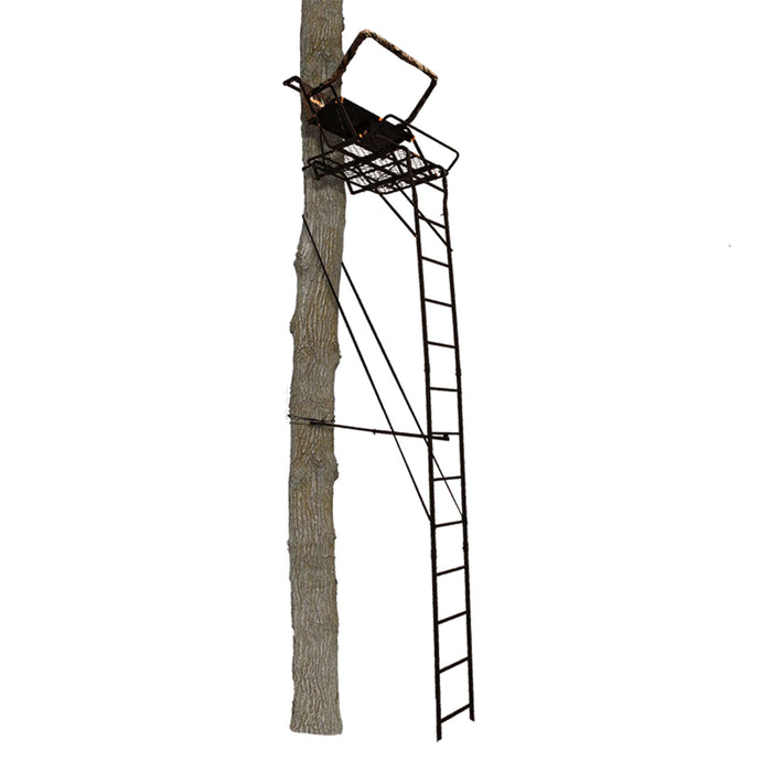 Muddy The Partner 17 Foot Hunting Ladderstand, 2 Person Climbing Tree Stand