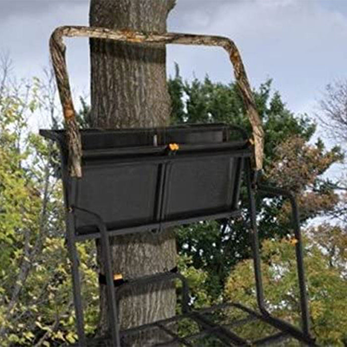 Muddy The Partner 17 Foot Hunting Ladderstand, 2 Person Climbing Tree Stand