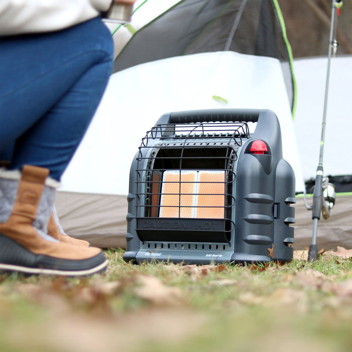 Mr. Heater MH18B 18,000 BTU 450 Sqft Big Buddy Portable Propane Gas Heater, Grey