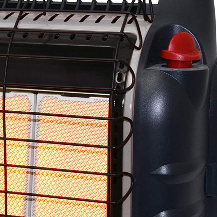 Mr. Heater MH18B 18,000 BTU 450 Sqft Big Buddy Portable Propane Gas Heater, Grey