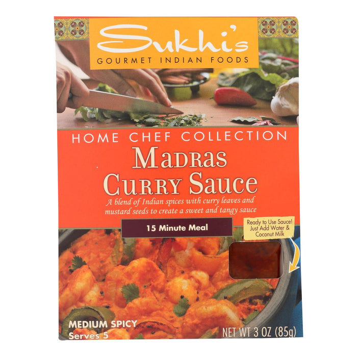 Sukhi's Gourmet Indian Food Madras Curry Paste - 3 Oz - Case Of 6