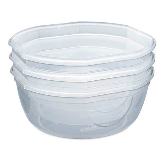 Sterilite Ultra Seal 8.10 Quart Plastic Food Storage Bowl Container, 2 Pack