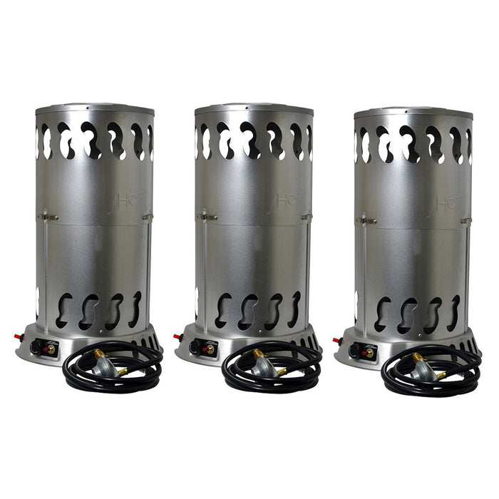 Mr. Heater 200,000 BTU Portable Outdoor LP Propane Gas Powered Heater, (3 Pack)