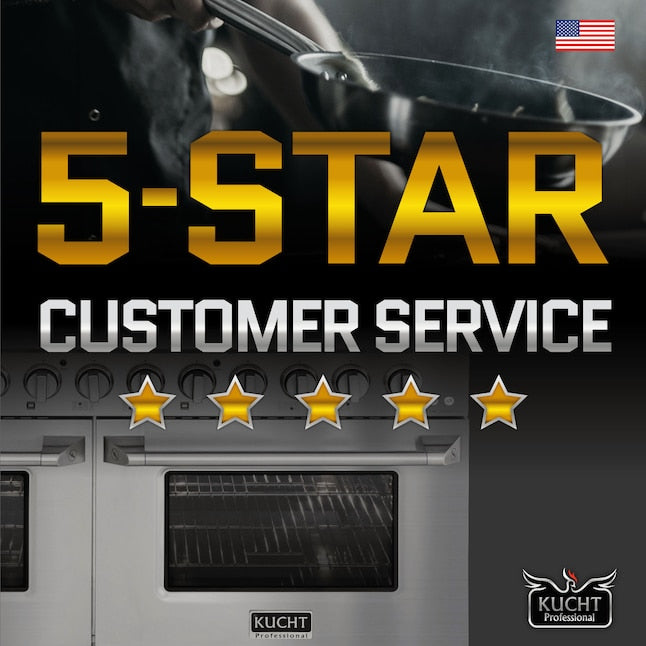 Kucht Gemstone Professional 48" 6.7 cu. ft. Dual Fuel Range in Titanium Stainless Steel with Gold Accents, KED484