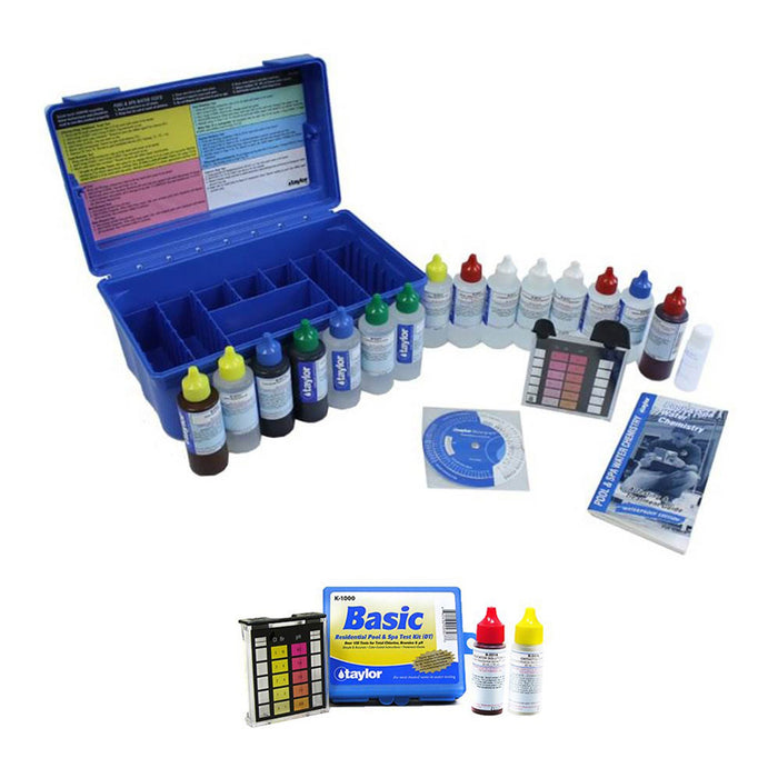 Taylor 2000 Service Complete & Basic Residential OT Swimming Pool Test Kits