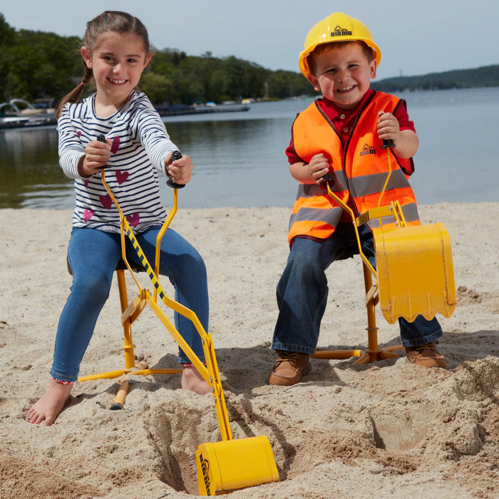 Big Dig 100-1 Sandbox Digger Excavator Crane with 360 Degree Rotation (2 Pack)