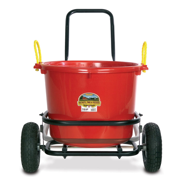 Miller Manufacturing Company CA500 Multipurpose Muck Cart for 70 Quart Tubs