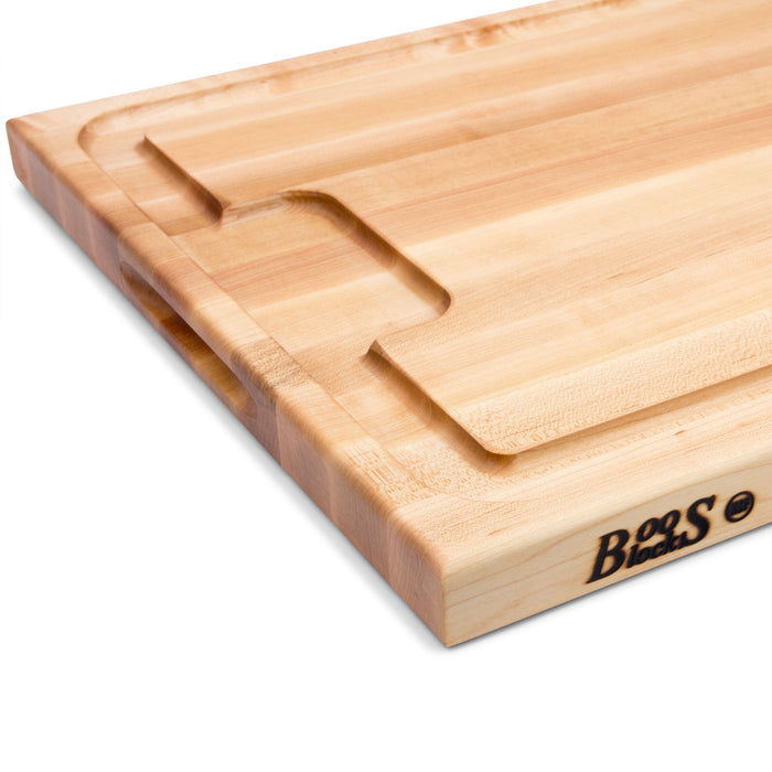 John Boos Au Jus Maple Wood Cutting Board with Juice Groove, 18" x 24" x 1.5"