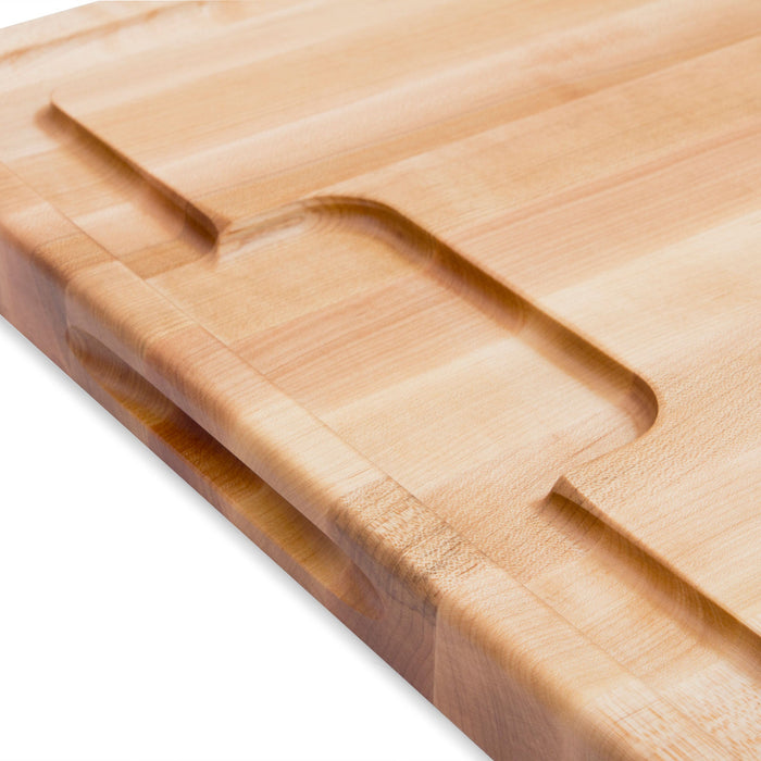 John Boos Au Jus Maple Wood Cutting Board with Juice Groove, 18" x 24" x 1.5"
