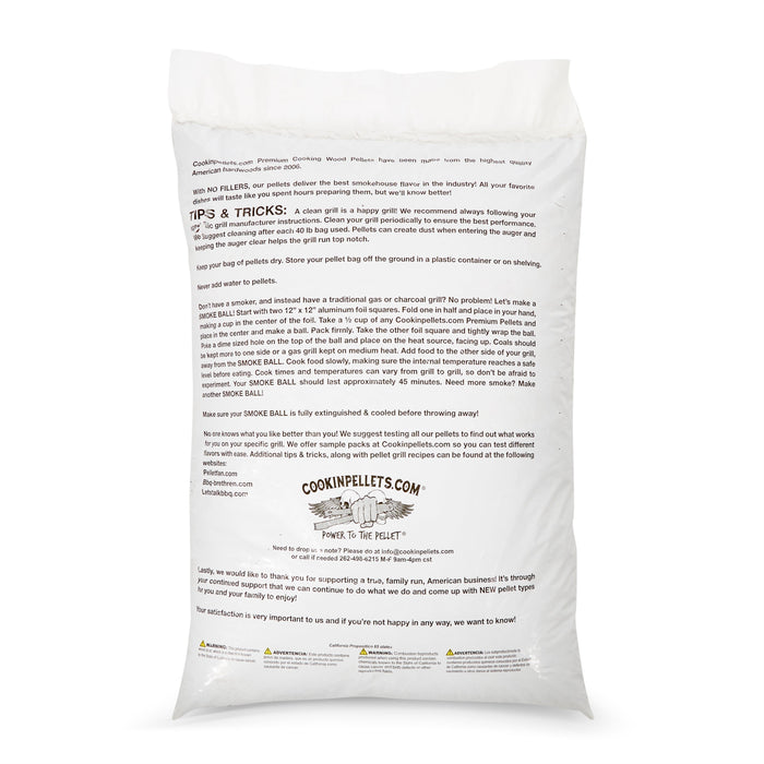 CookinPellets Premium Hickory Wood Pellets and Perfect Mix Pellets, 40 Lb Bags