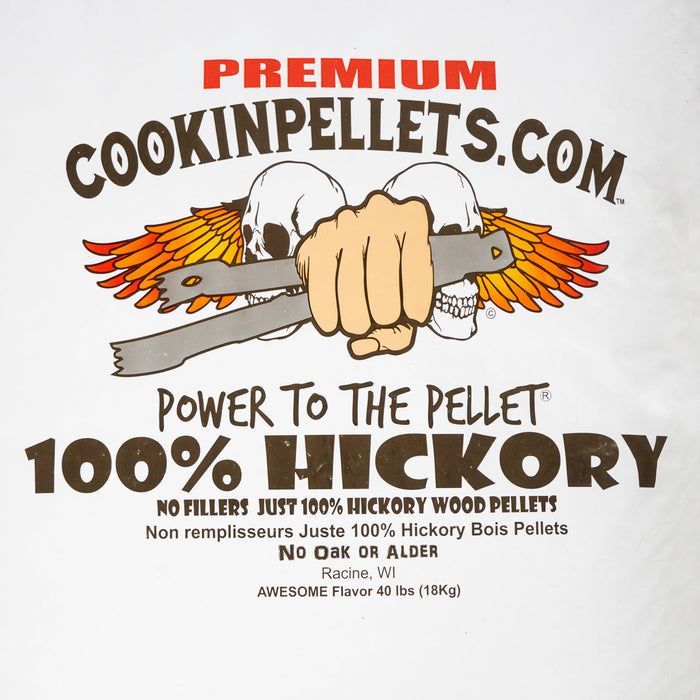 CookinPellets Premium Hickory Wood Pellets and Perfect Mix Pellets, 40 Lb Bags