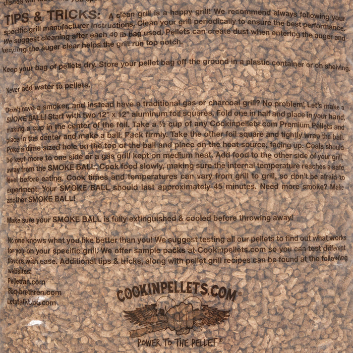 CookinPellets 40 Lb Perfect Mix Hickory,Cherry,Maple,Apple Wood Pellets (4 Pack)