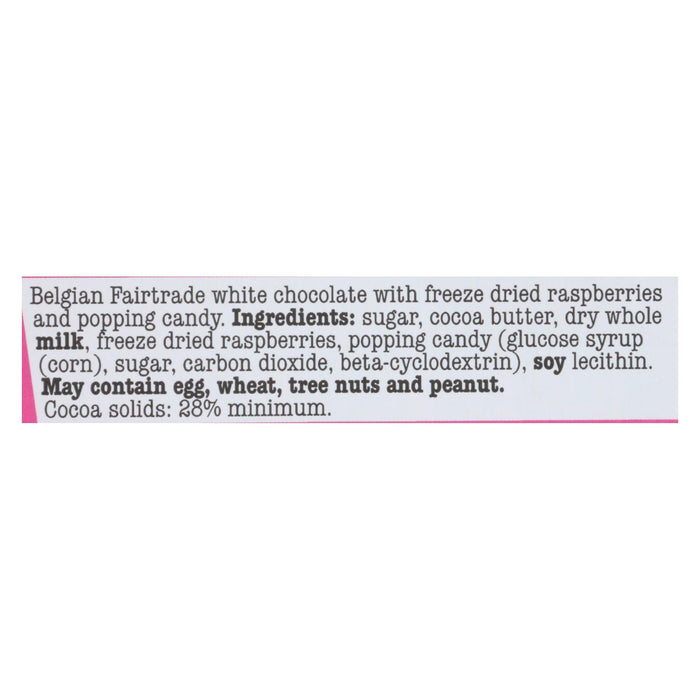 Tony's Chocolonely White Chocolate Raspberry Pop Bar (Case of 15), 6.35 oz