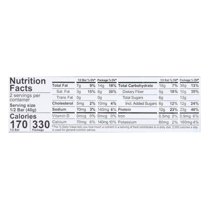 Nugo Stronger Peanut Cluster Nutrition Bar - 2.82 Oz - 12-Pack