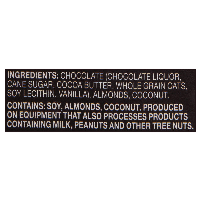 Organic Endangered Species Chocolate Dark Chocolate Coconut Almond Oat Milk - 12-3 Oz Bars