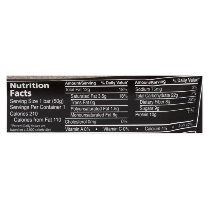 Zing Bars Dark Chocolate Hazelnut Nutrition Bars - 1.76 Oz (Case of 12)