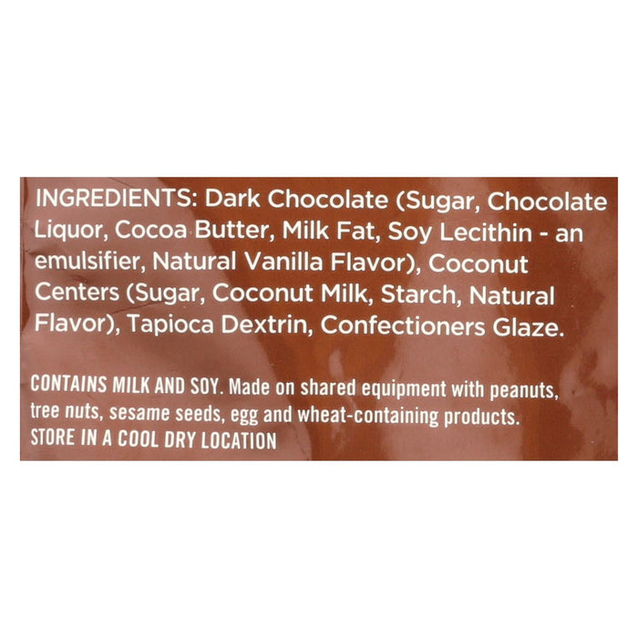 Tru Fru Dark Chocolate Coconut Melts - 4.2 Oz Pack of 6