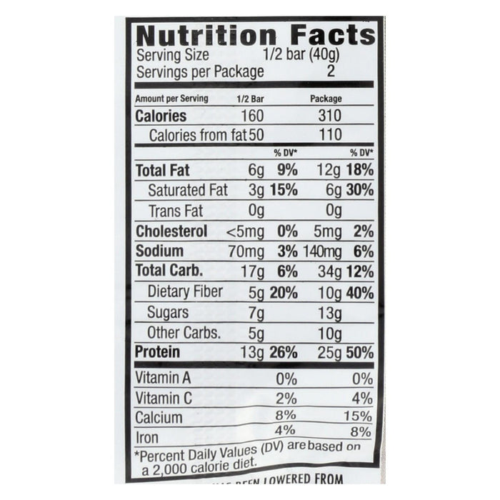 Nugo Dark Chocolate Nutrition Bar - 2.82 Oz - 12 Count